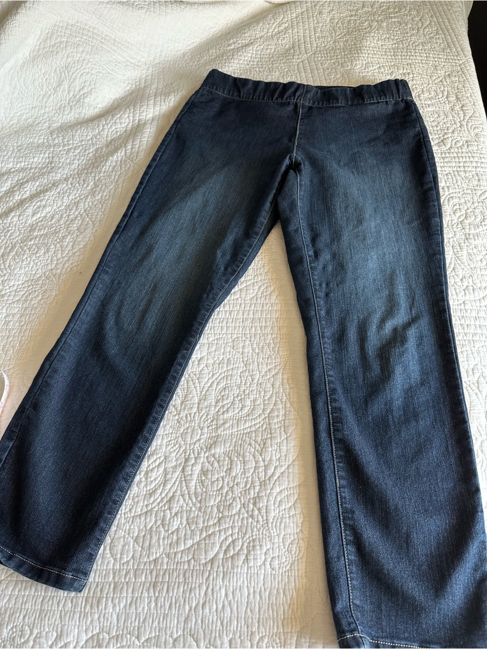 NYDJ Millie Pull-On Ankle Jeans Size 12 Tummy Control Stretch Denim